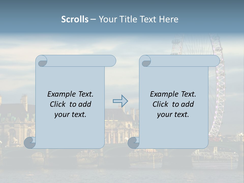 Landmark Thames England PowerPoint Template