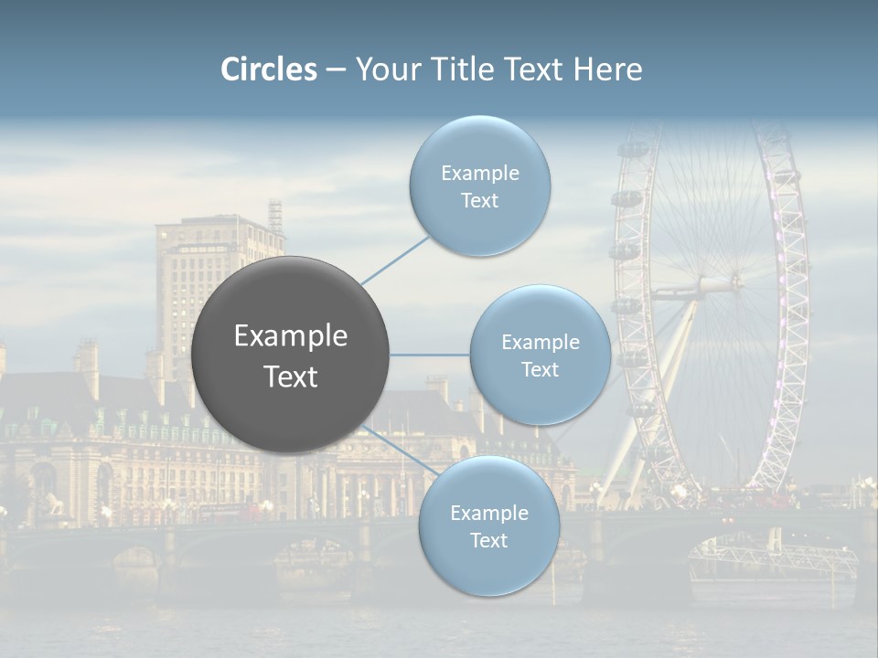 Landmark Thames England PowerPoint Template