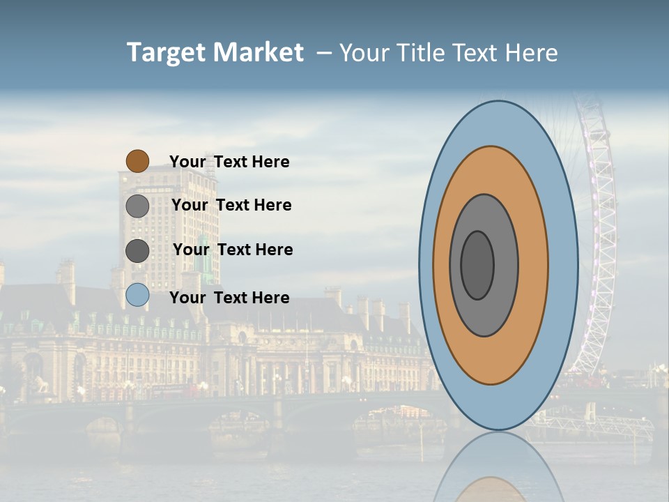 Landmark Thames England PowerPoint Template