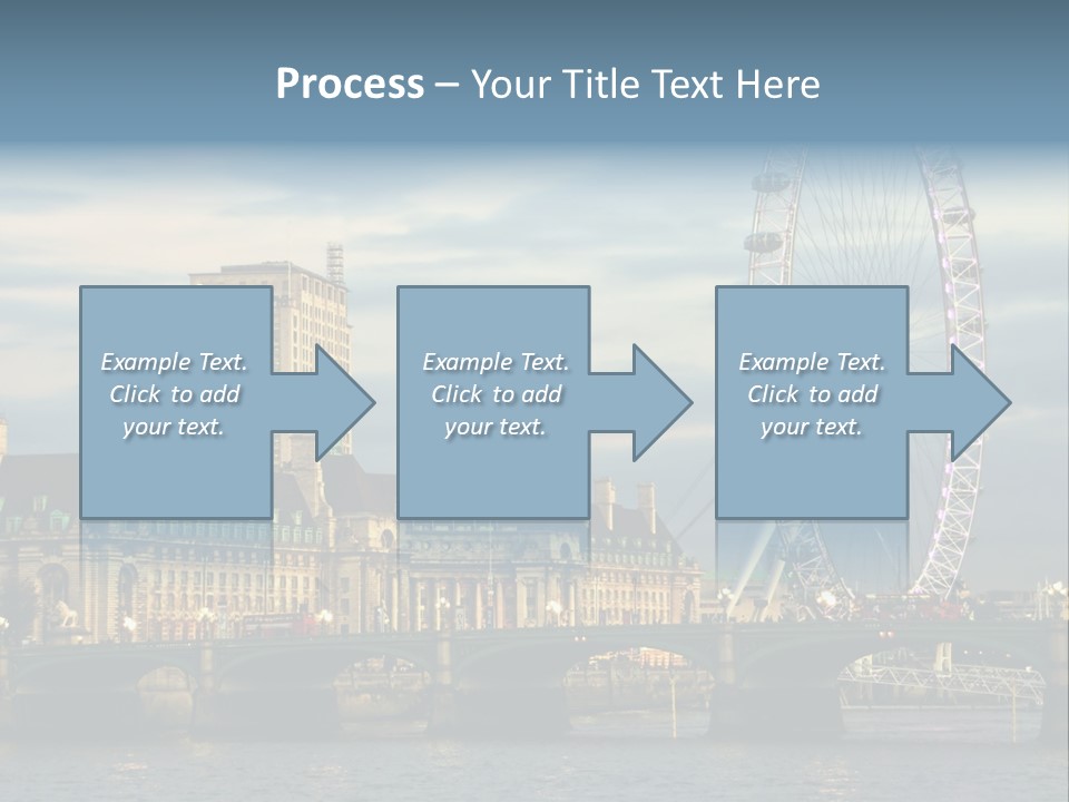 Landmark Thames England PowerPoint Template