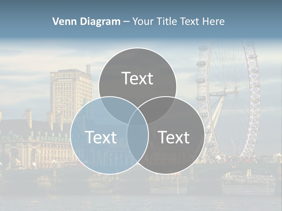 Landmark Thames England PowerPoint Template