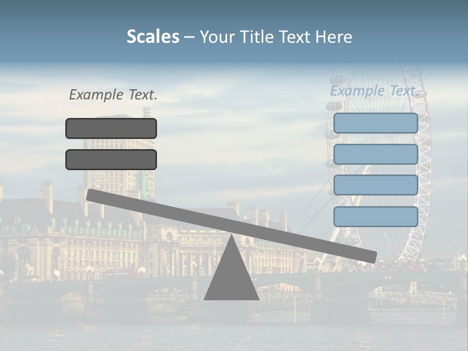 Landmark Thames England PowerPoint Template