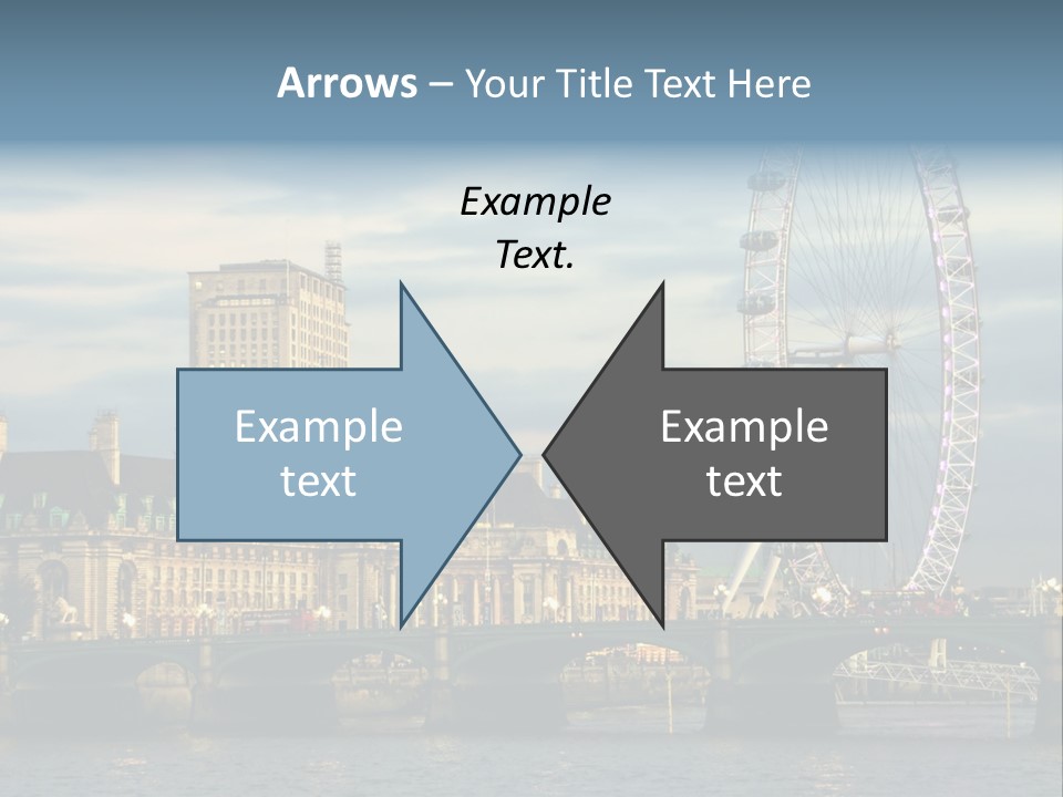 Landmark Thames England PowerPoint Template