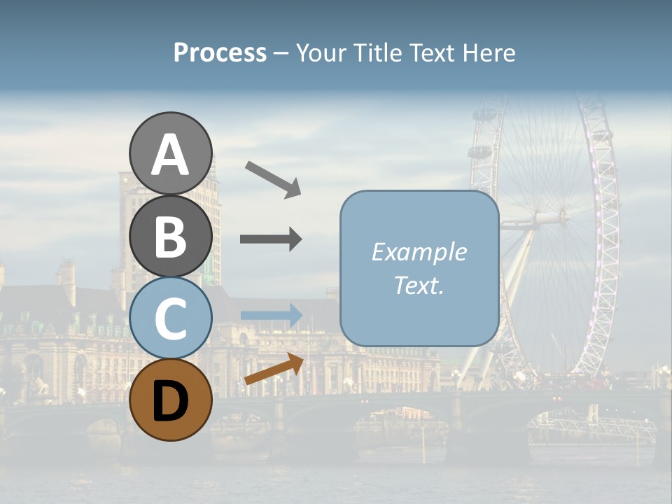 Landmark Thames England PowerPoint Template