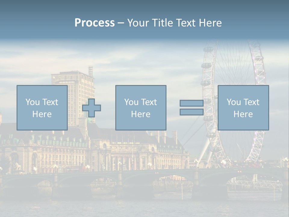 Landmark Thames England PowerPoint Template