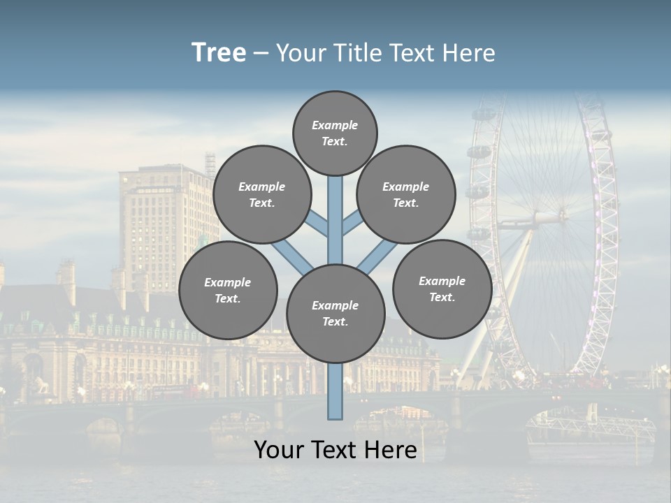Landmark Thames England PowerPoint Template