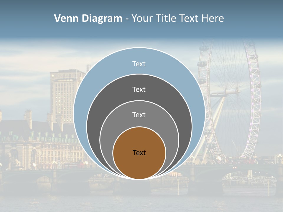 Landmark Thames England PowerPoint Template