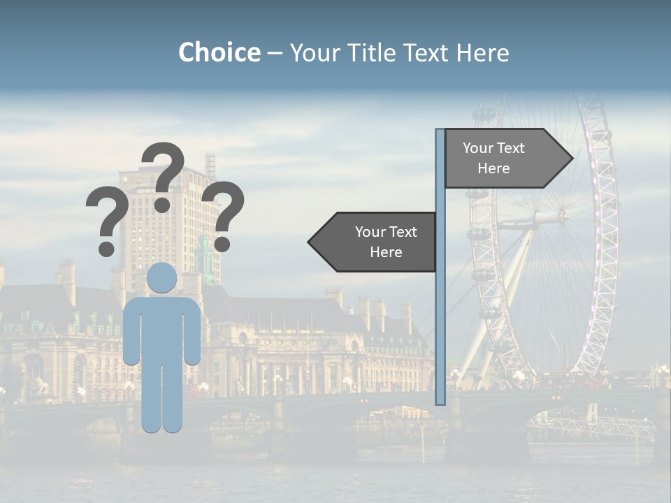 Landmark Thames England PowerPoint Template