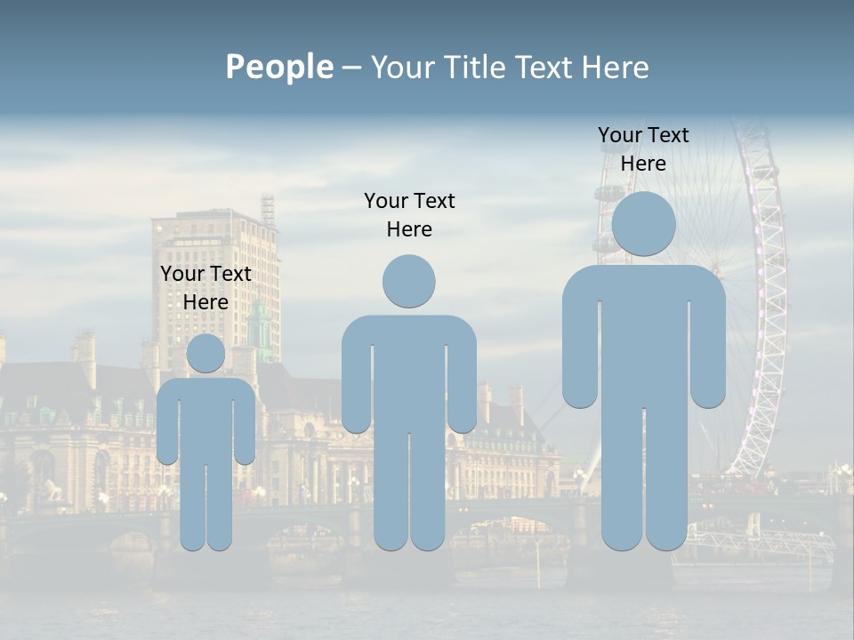 Landmark Thames England PowerPoint Template