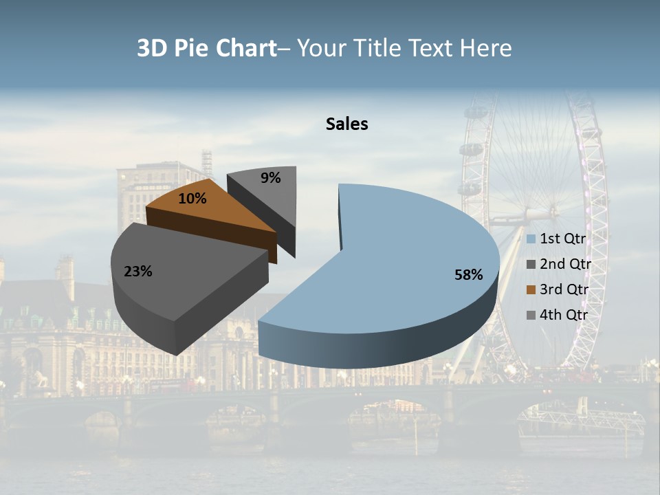 Landmark Thames England PowerPoint Template