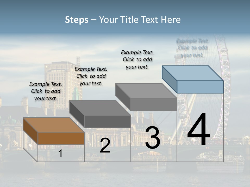 Landmark Thames England PowerPoint Template