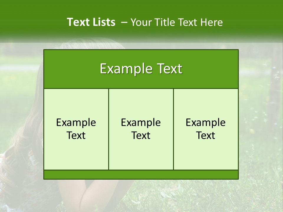 Grass Fun Nature PowerPoint Template