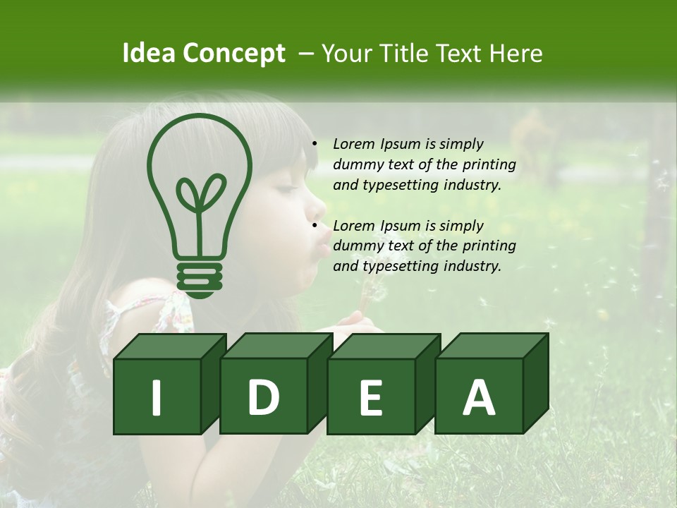 Grass Fun Nature PowerPoint Template