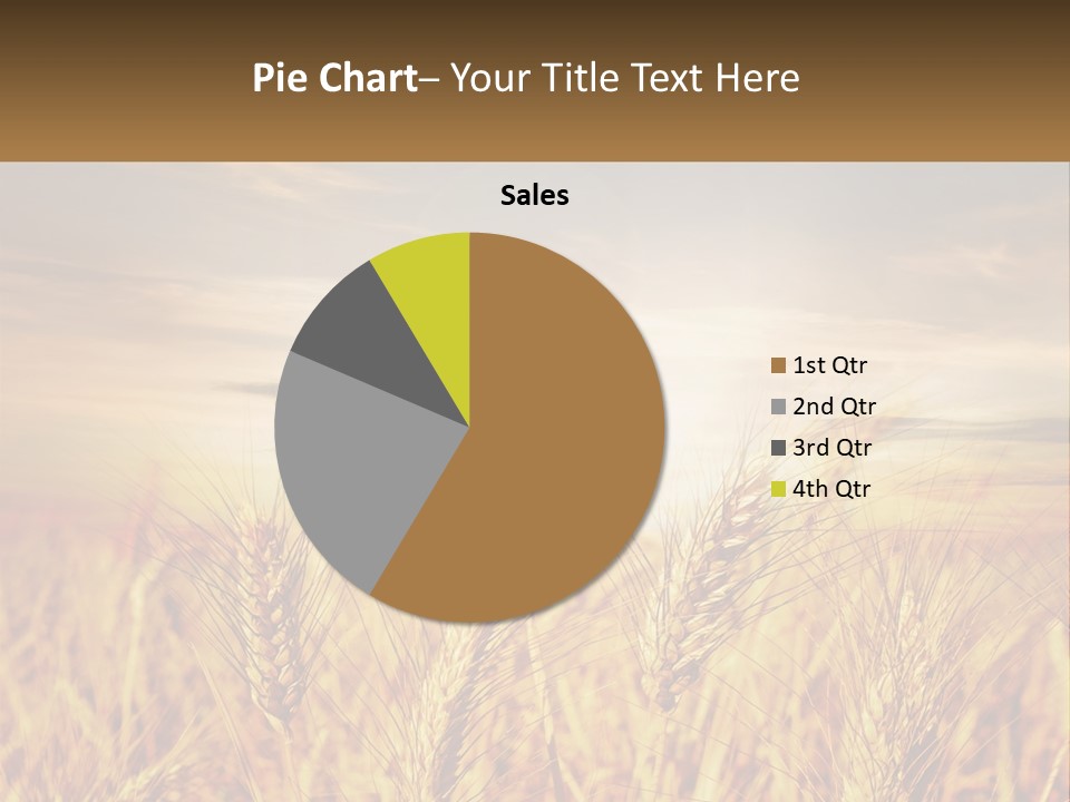 Golden Ideas Growth PowerPoint Template
