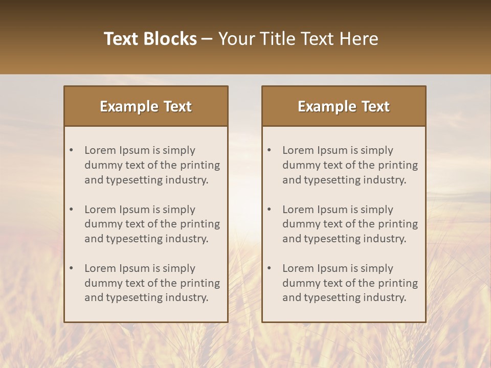 Golden Ideas Growth PowerPoint Template