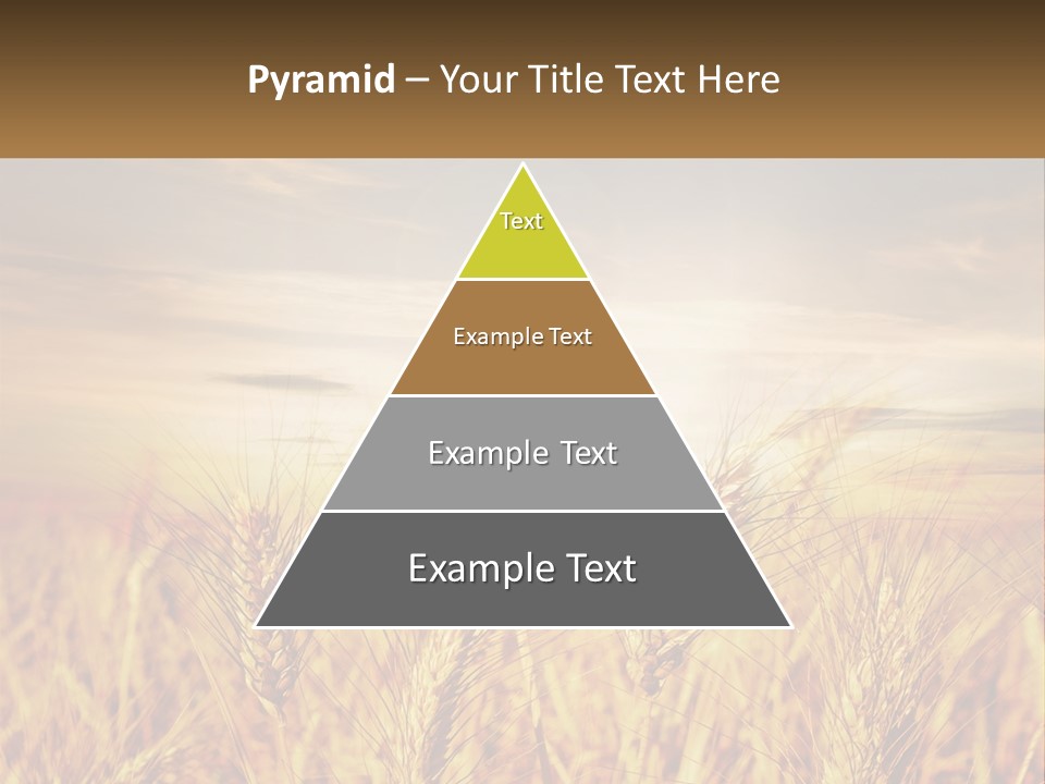 Golden Ideas Growth PowerPoint Template