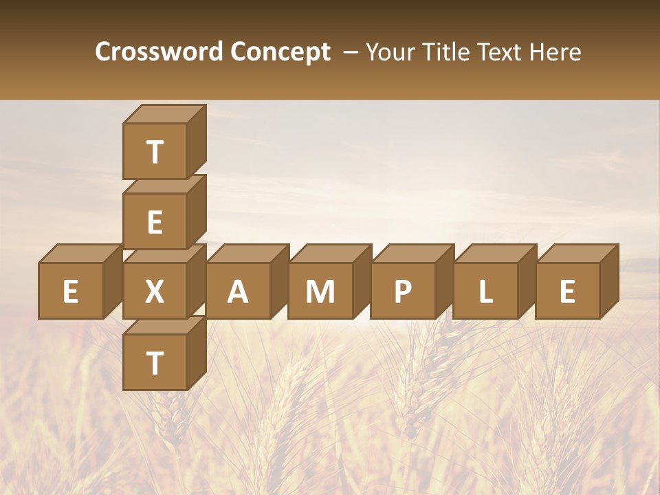 Golden Ideas Growth PowerPoint Template