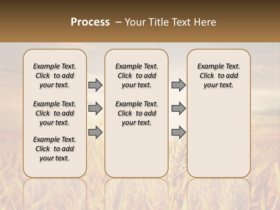 Golden Ideas Growth PowerPoint Template