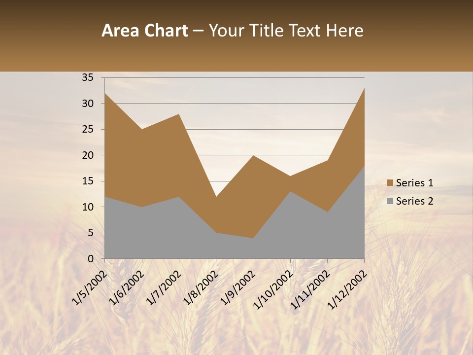 Golden Ideas Growth PowerPoint Template