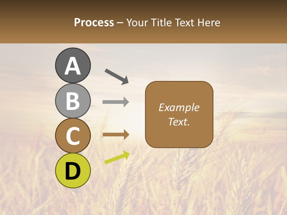 Golden Ideas Growth PowerPoint Template