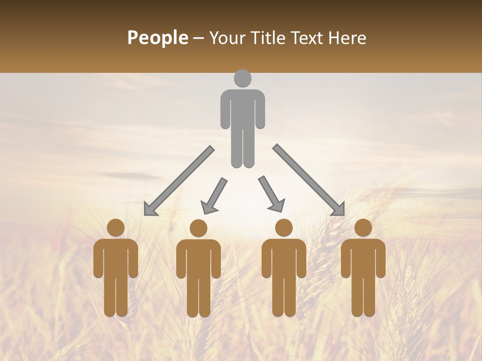 Golden Ideas Growth PowerPoint Template