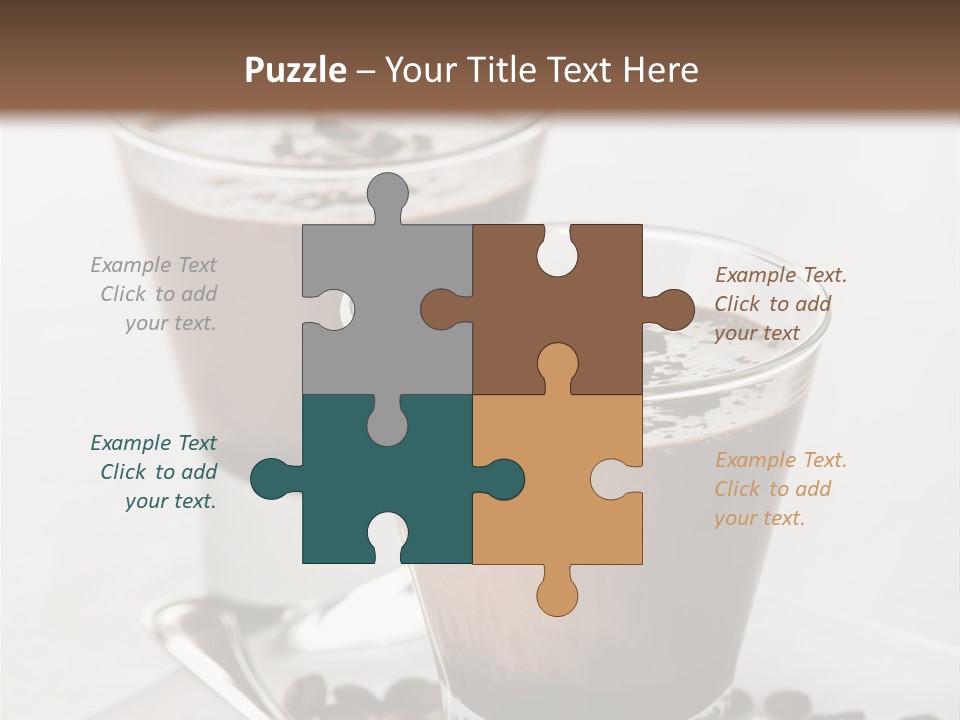 Chocolate Sweet Milk PowerPoint Template