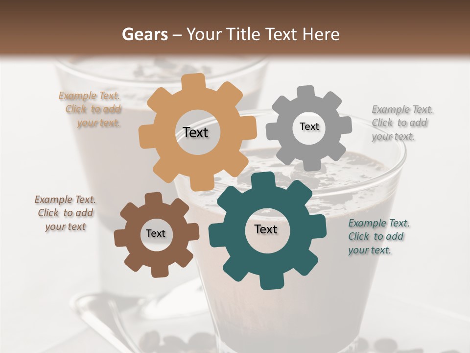 Chocolate Sweet Milk PowerPoint Template