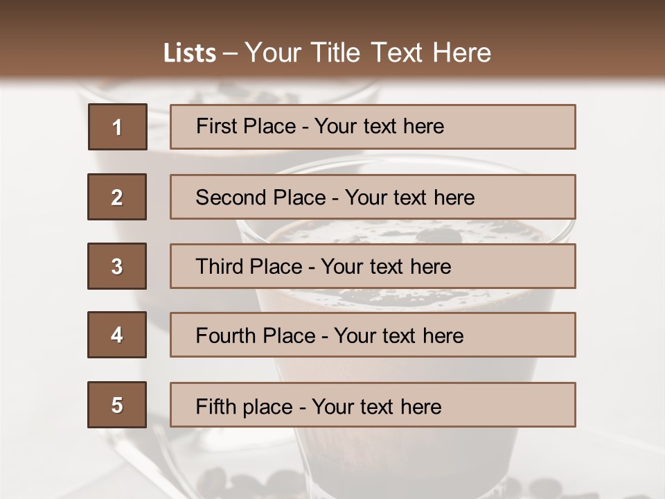 Chocolate Sweet Milk PowerPoint Template