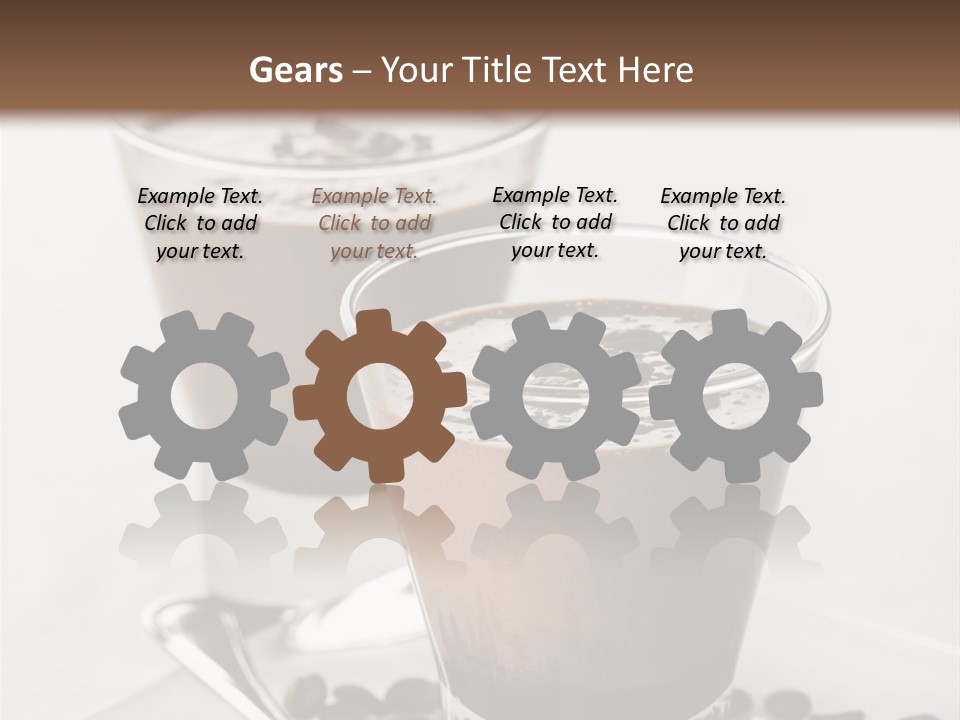 Chocolate Sweet Milk PowerPoint Template