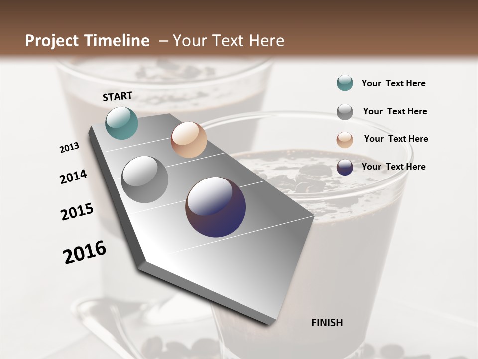 Chocolate Sweet Milk PowerPoint Template