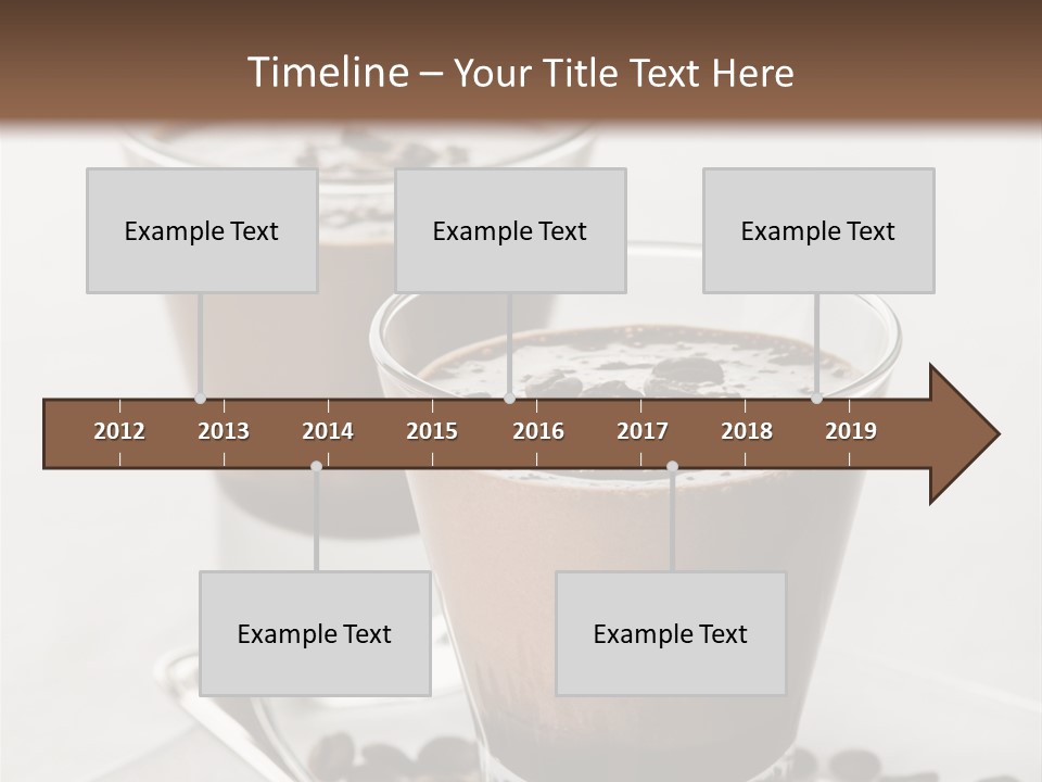 Chocolate Sweet Milk PowerPoint Template