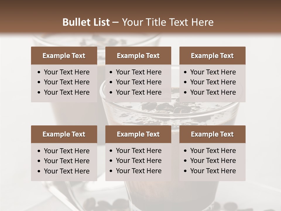 Chocolate Sweet Milk PowerPoint Template