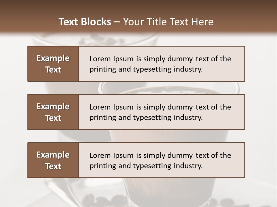 Chocolate Sweet Milk PowerPoint Template