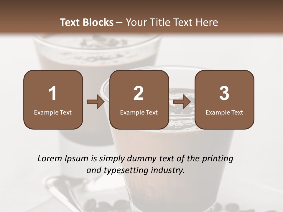 Chocolate Sweet Milk PowerPoint Template