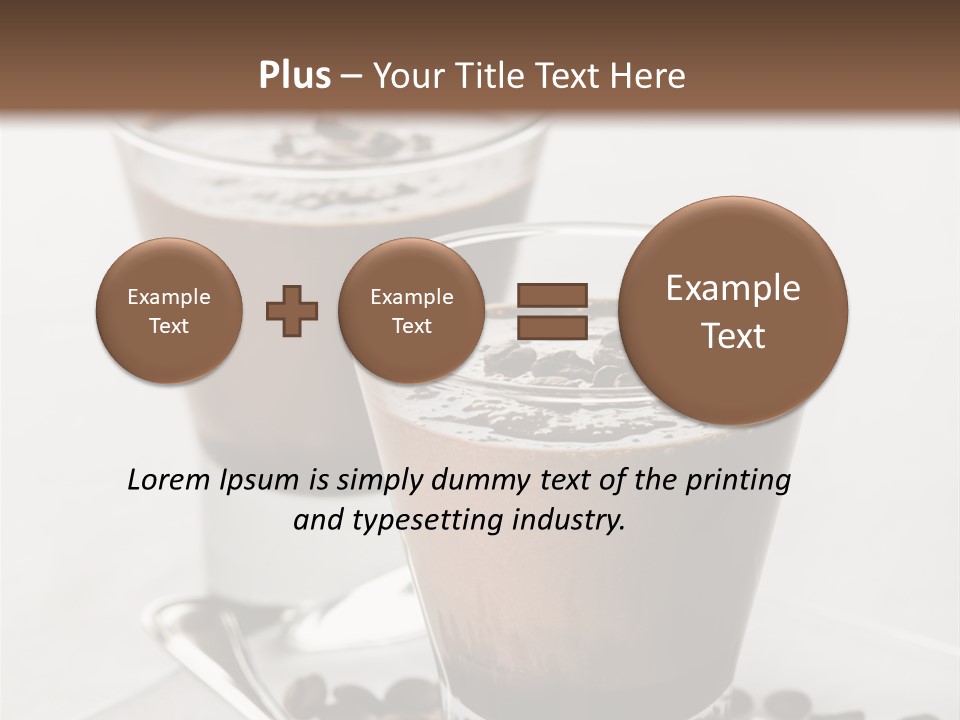 Chocolate Sweet Milk PowerPoint Template