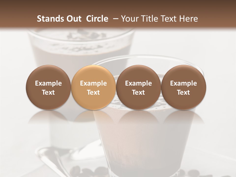 Chocolate Sweet Milk PowerPoint Template