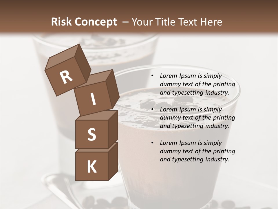Chocolate Sweet Milk PowerPoint Template