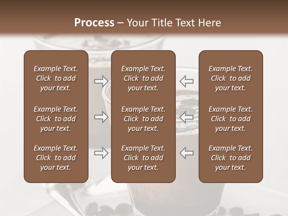 Chocolate Sweet Milk PowerPoint Template
