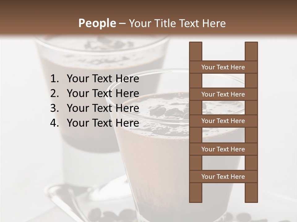 Chocolate Sweet Milk PowerPoint Template