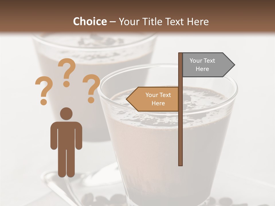 Chocolate Sweet Milk PowerPoint Template