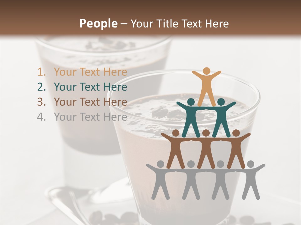 Chocolate Sweet Milk PowerPoint Template