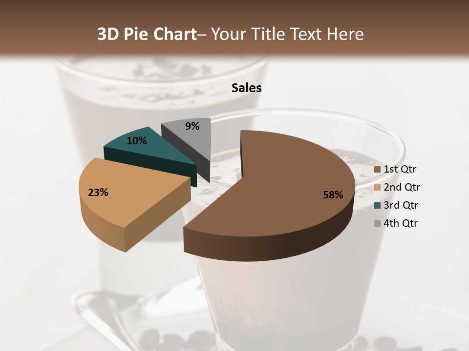 Chocolate Sweet Milk PowerPoint Template