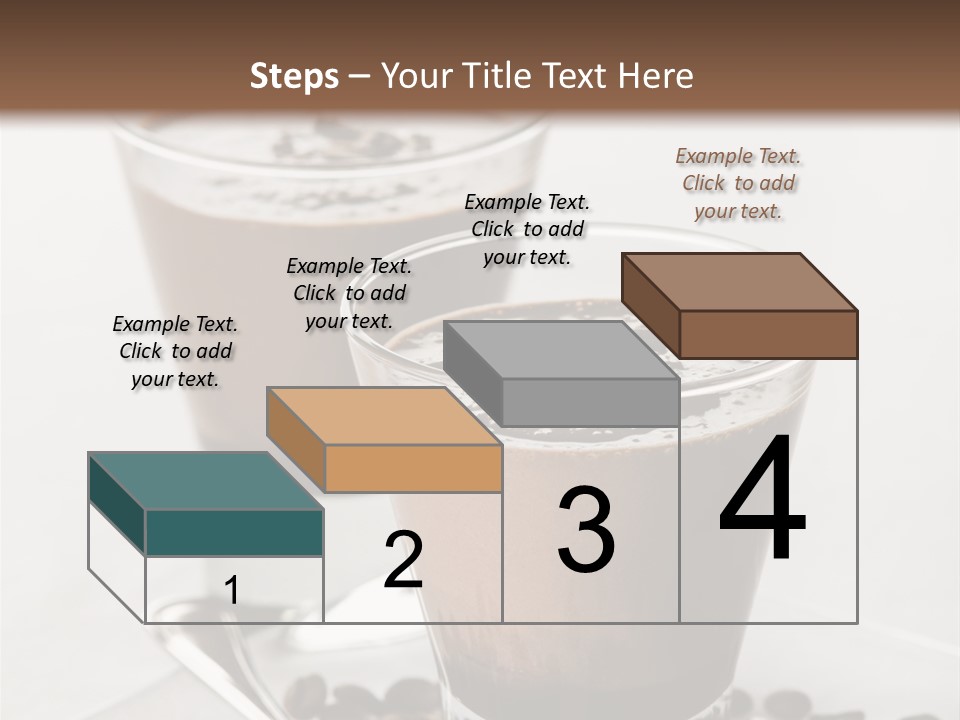 Chocolate Sweet Milk PowerPoint Template