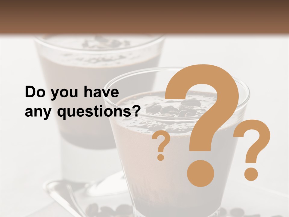 Chocolate Sweet Milk PowerPoint Template