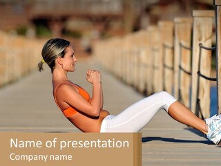 Healthy Active Alone PowerPoint Template