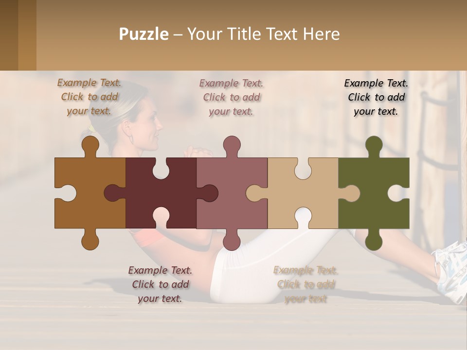 Healthy Active Alone PowerPoint Template