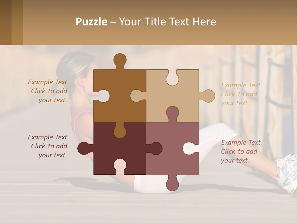 Healthy Active Alone PowerPoint Template