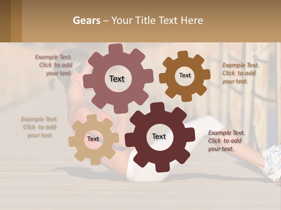 Healthy Active Alone PowerPoint Template