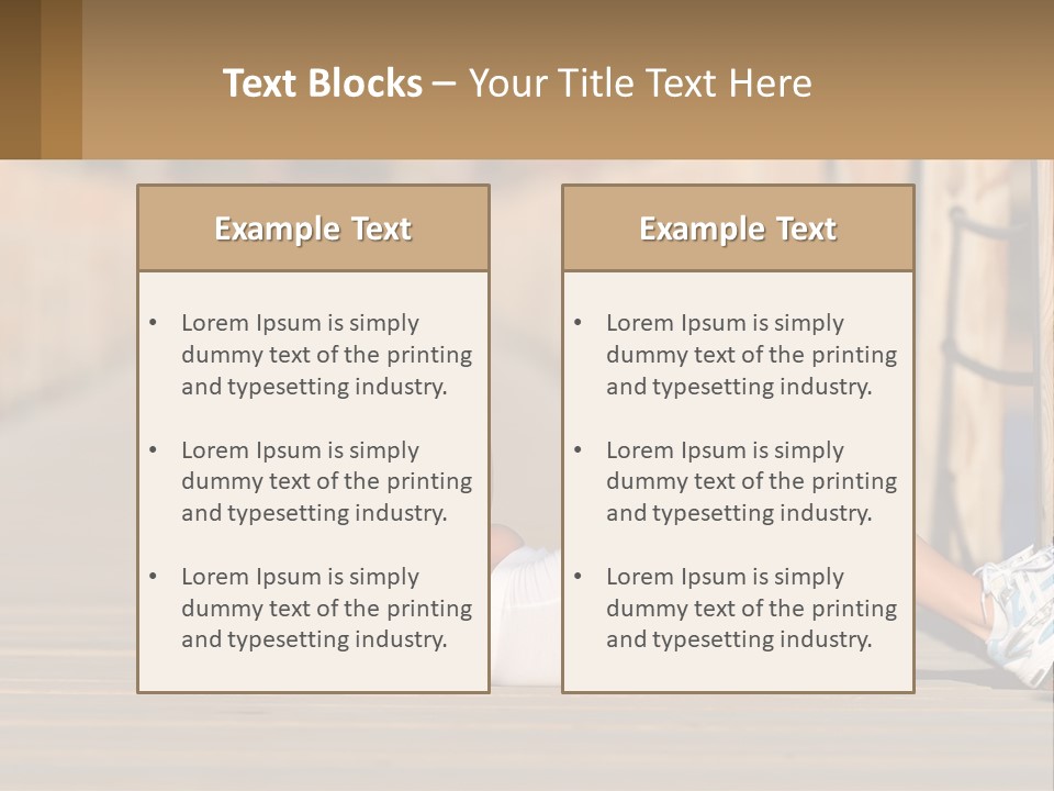 Healthy Active Alone PowerPoint Template