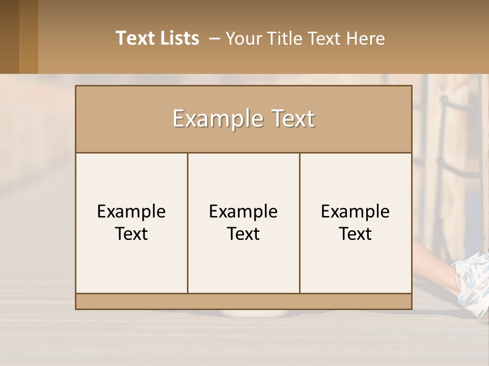 Healthy Active Alone PowerPoint Template